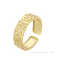 New Insty Style 18k chapado en oro anillos de moda